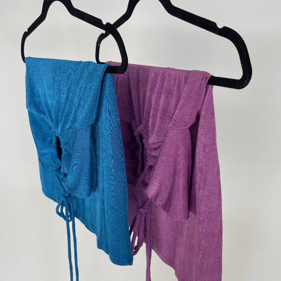 Unfayzd Apparel Golden Girl Mini Dress in Blue or Purple- All sizes available - Picture 2 of 4